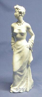 Rare Vintage White Porcelain Rosenthal Actress Figurine by L. Friedrich-Gronau