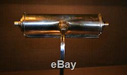 Rare Vintage art deco 1920s Chrome bankers lamp original swivel trough shade