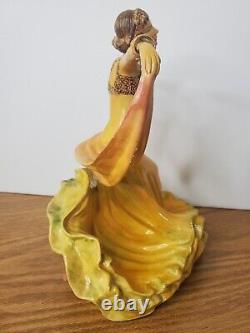 Rare Wade Argentina Porcelain Figurine Tango Dancer Woman England 1920s Antique