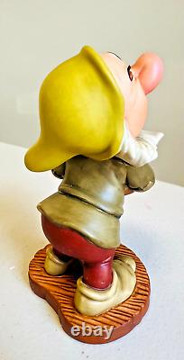 Rare Walt Disney Ah-choo! Sneezy Snow White & Seven Dwarfs COA Brand New