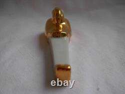 Robj, French Art Deco Porcelain Knive Rets, Duck, Set Of 12,1920 Years