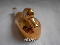 Robj, French Art Deco Porcelain Knive Rets, Duck, Set Of 12,1920 Years