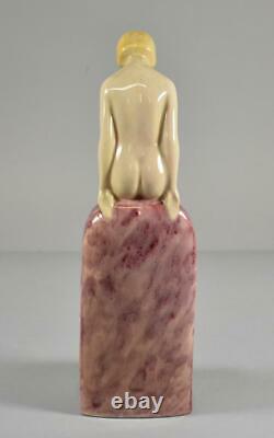 Robj Paris France Art Deco Porcelain Nude Woman Figurine