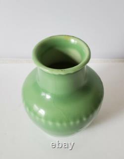 Rookwood Art Pottery Early 1900's Green Glazed Porcelain Art Deco Vase 6452
