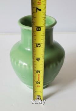 Rookwood Art Pottery Early 1900's Green Glazed Porcelain Art Deco Vase 6452