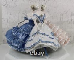 Rosenthal 1912 Claire Volkhart BLUE White BALLET Figurine AS IS