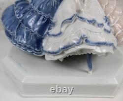 Rosenthal 1912 Claire Volkhart BLUE White BALLET Figurine AS IS