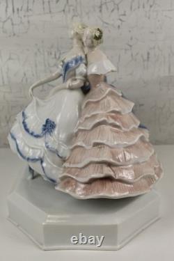 Rosenthal 1912 Claire Volkhart BLUE White BALLET Figurine AS IS