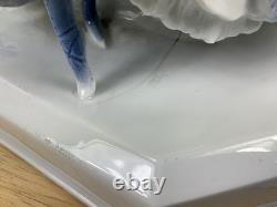 Rosenthal 1912 Claire Volkhart BLUE White BALLET Figurine AS IS