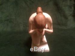 Rosenthal Art Deco Ernst Wenck Porcelain Drinking Maiden Nude Figurine #752