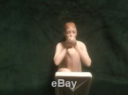 Rosenthal Art Deco Ernst Wenck Porcelain Drinking Maiden Nude Figurine #752