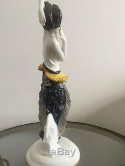 Rosenthal Art Deco Nude Figurine Dancer Humoreske Lo Hesse Holzer Defanti