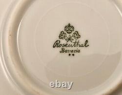 Rosenthal Demitasse Cup & Saucer, Hand Painted, Art Deco