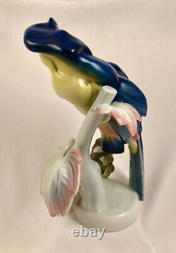 Rosenthal Figurine, Bird, Art Deco Toucan, Large Size, Hand Painted