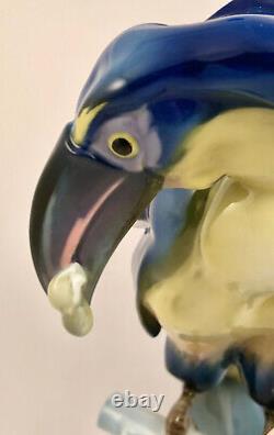 Rosenthal Figurine, Bird, Art Deco Toucan, Large Size, Hand Painted