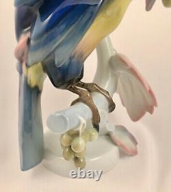 Rosenthal Figurine, Bird, Art Deco Toucan, Large Size, Hand Painted