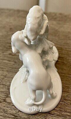 Rosenthal Fox And Dog Art Deco Obermaier Porcelain Figurine 177E