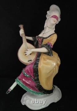Rosenthal Kunst-Abteilung Bavaria Figurine Hand Painted Art Deco Rare