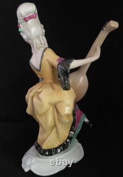 Rosenthal Kunst-Abteilung Bavaria Figurine Hand Painted Art Deco Rare