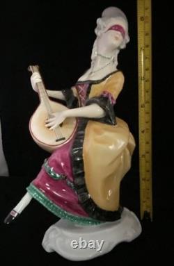 Rosenthal Kunst-Abteilung Bavaria Figurine Hand Painted Art Deco Rare