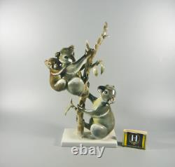 Rosenthal, L. Keizinger Koala Family, Art Deco Porcelain Figurine (bt027)