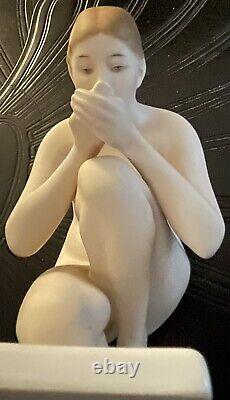 Rosenthal Nude 1930s German Woman Drinking Water Porcelain Figure Ernest Wenck