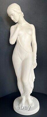 Rosenthal, Nude Girl Standing, R. Kaesbach, Porcelain, 55,5 cm / 21.85 Inch