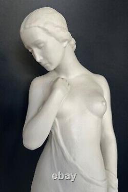 Rosenthal, Nude Girl Standing, R. Kaesbach, Porcelain, 55,5 cm / 21.85 Inch