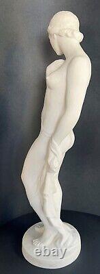 Rosenthal, Nude Girl Standing, R. Kaesbach, Porcelain, 55,5 cm / 21.85 Inch