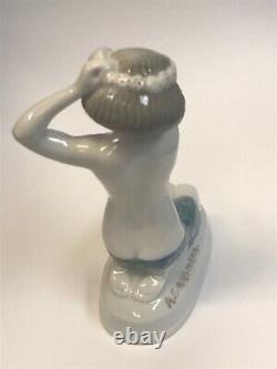 Rosenthal Nude Porcelain Sculpture Figure Ariadne. Artist A. Caasmann c. 1914
