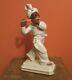 Rosenthal Porcelain Blackamoor Figurine Flute Player By H. Meisel #1054 Gilded