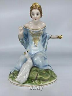 Rosenthal Princess & Duck Rosenthal Porcelain Figurine Signed By Artist, mint