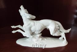 Rosenthal Vintage Porcelain Barsoi Wind Dog Running Figurine