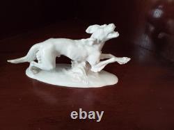 Rosenthal Vintage Porcelain Barsoi Wind Dog Running Figurine
