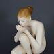Rosenthal Wenck Die Trinkende Art Deco Figur Figure Figurine Porcelain Akt Nude