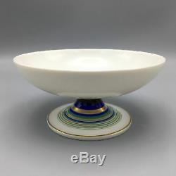 Rosenthal c. 1932 Hand Painted Art Deco Footed Porcelain Coupe Bowl