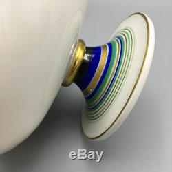 Rosenthal c. 1932 Hand Painted Art Deco Footed Porcelain Coupe Bowl