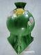 Roseville Art Pottery Futura Balloons Globe Vase 404-8 Vibrant Green Art-deco