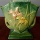 Roseville Pottery Vase In Green Zephyr Lily Pattern # 206-7 1940's Nice