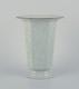 Royal Copenhagen, Art Deco Porcelain Vase In A Rare Shape With Crackle Glaze