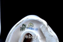 Royal Copenhagen Signed Fox Porcelain Statue Sculpture Art Deco