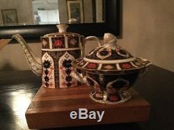 Royal Crown Derby Old Imari #1128 Soup Tureen With Lid