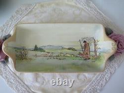 Royal Doulton Series Ware Tab Handled Sandwich Tray The Cotswold Shepherd