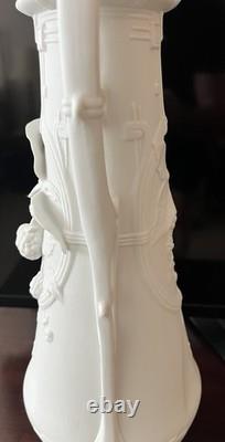 Royal Dux Art Nouveau Deco Pottery Porcelain Vase Czech Republic White