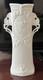 Royal Dux Art Nouveau Deco Pottery Porcelain Vase Czech Republic White Elk Moose