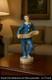 Royal Dux Bohemia Art Deco Porcelain Pierrot Clown Accordion Player 11.75 Inch