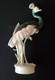 Royal Dux Crowned Crane Art Deco Figurine Czechoslovakia