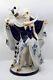 Royal Dux Harlequin And Columbine Figurine, Blue And White