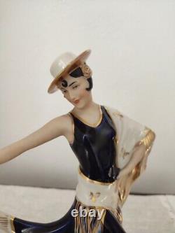 Royal Dux flamenco dancer porcelain Figurine art deco