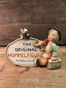 SCARCE Goebel Hummel Merry Wanderer TMK 2 187 Dealer / Vendor Plaque